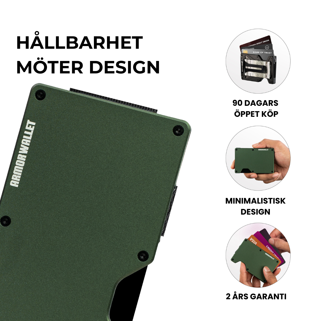 Armorwallet - Byggd för en livstid