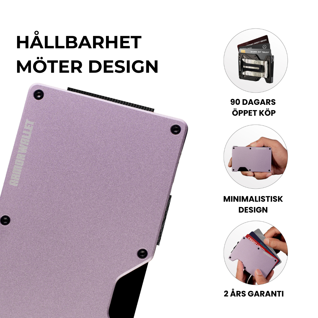 Armorwallet - Byggd för en livstid